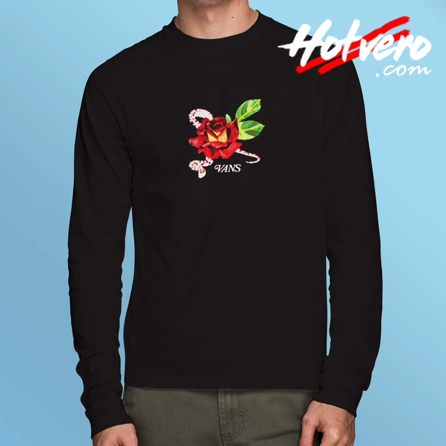Vans Off The Wall Rose Bloom Long Sleeve T shirt
