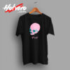 Vaporwave Pink Skull Urban T shirt