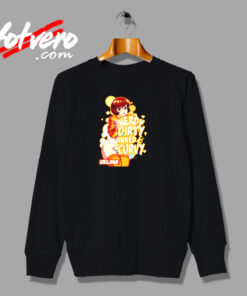 Velma Nerdy Dirty Inked Curvy Urban Sweatshirt