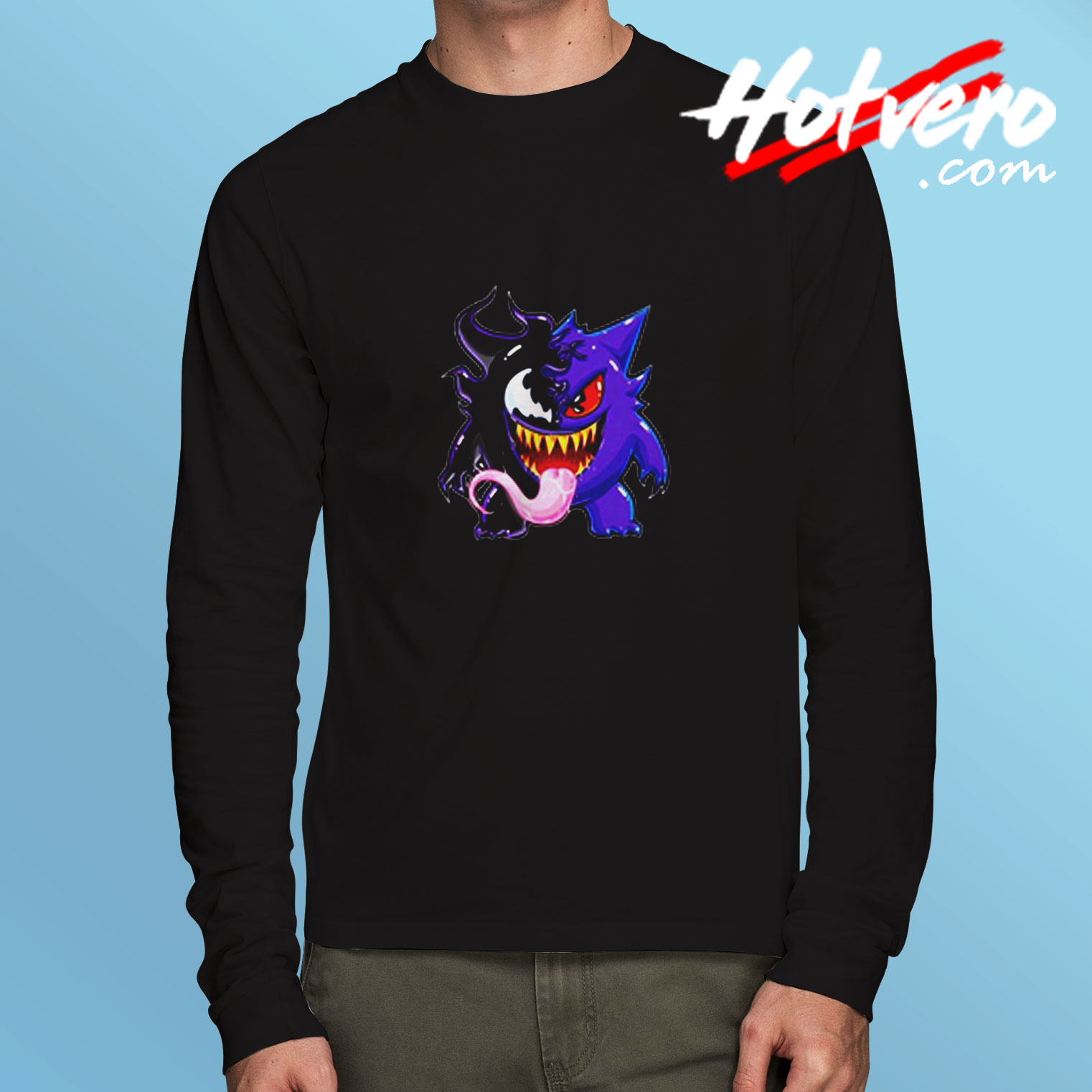 Venom Symbiotes Gengar Long Sleeve T shirt
