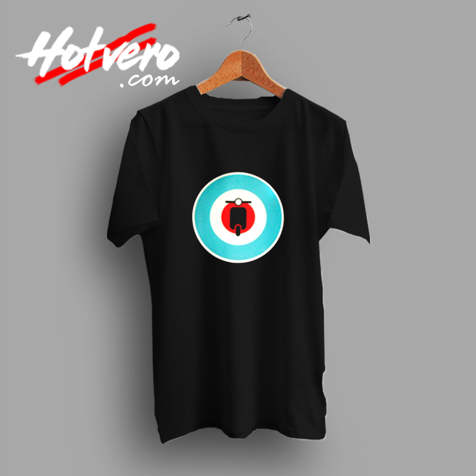 Vespa Logo Moped Retro Urban T shirt