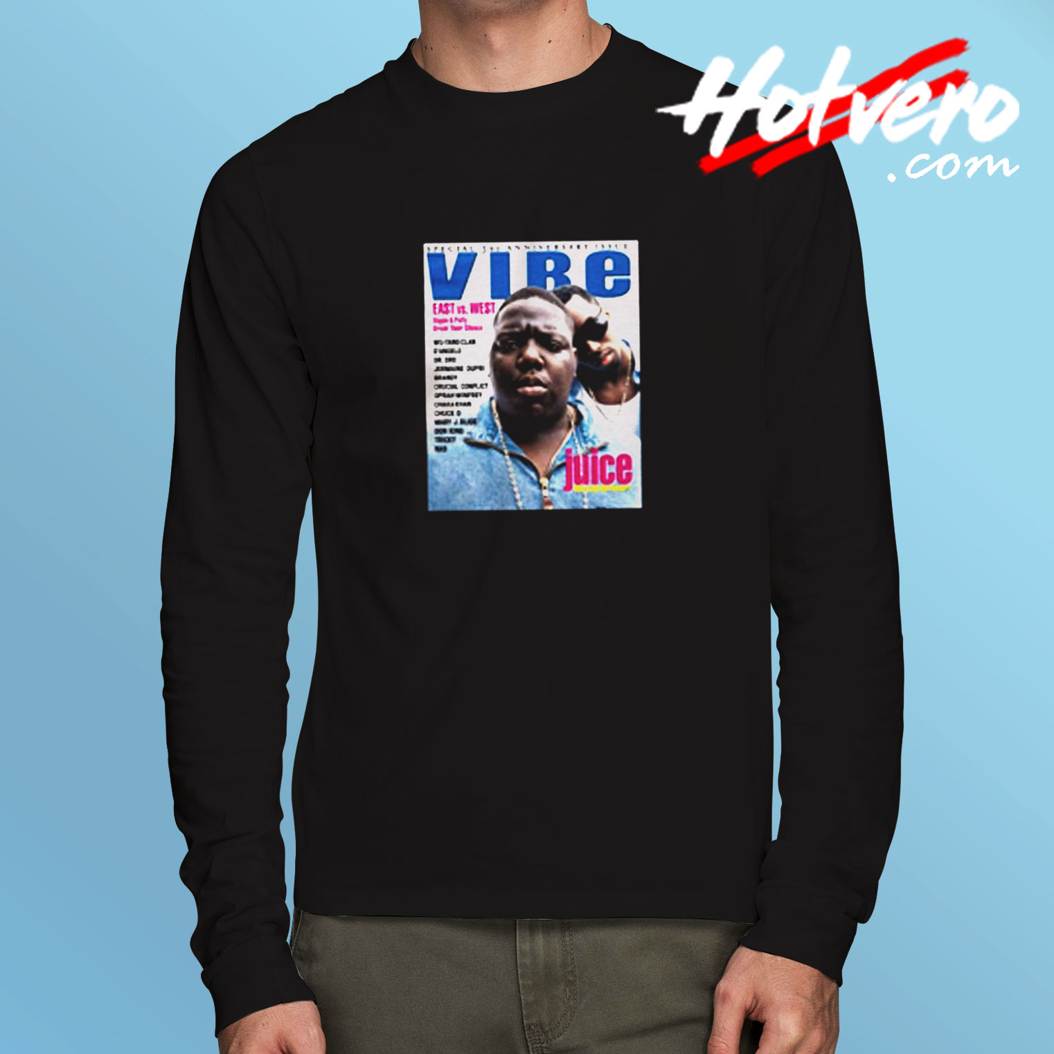 Vibe Cover Notorious B.I.G. And Diddy Long Sleeve T shirt