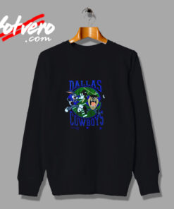 Vintage 1993 Looney Tunes Dallas Cowboys Urban Sweatshirt