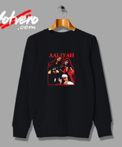 Vintage Aaliyah Dana Haughton Singer Urban Sweatshirt