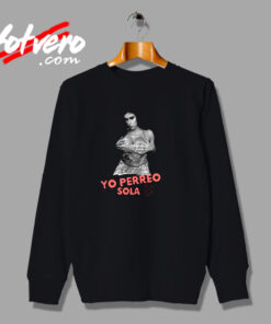 Vintage Bad Bunny Yo Perreo Sola Urban Sweatshirt