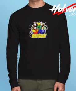 Vintage Bazinga Big Bang Theory Long Sleeve T shirt