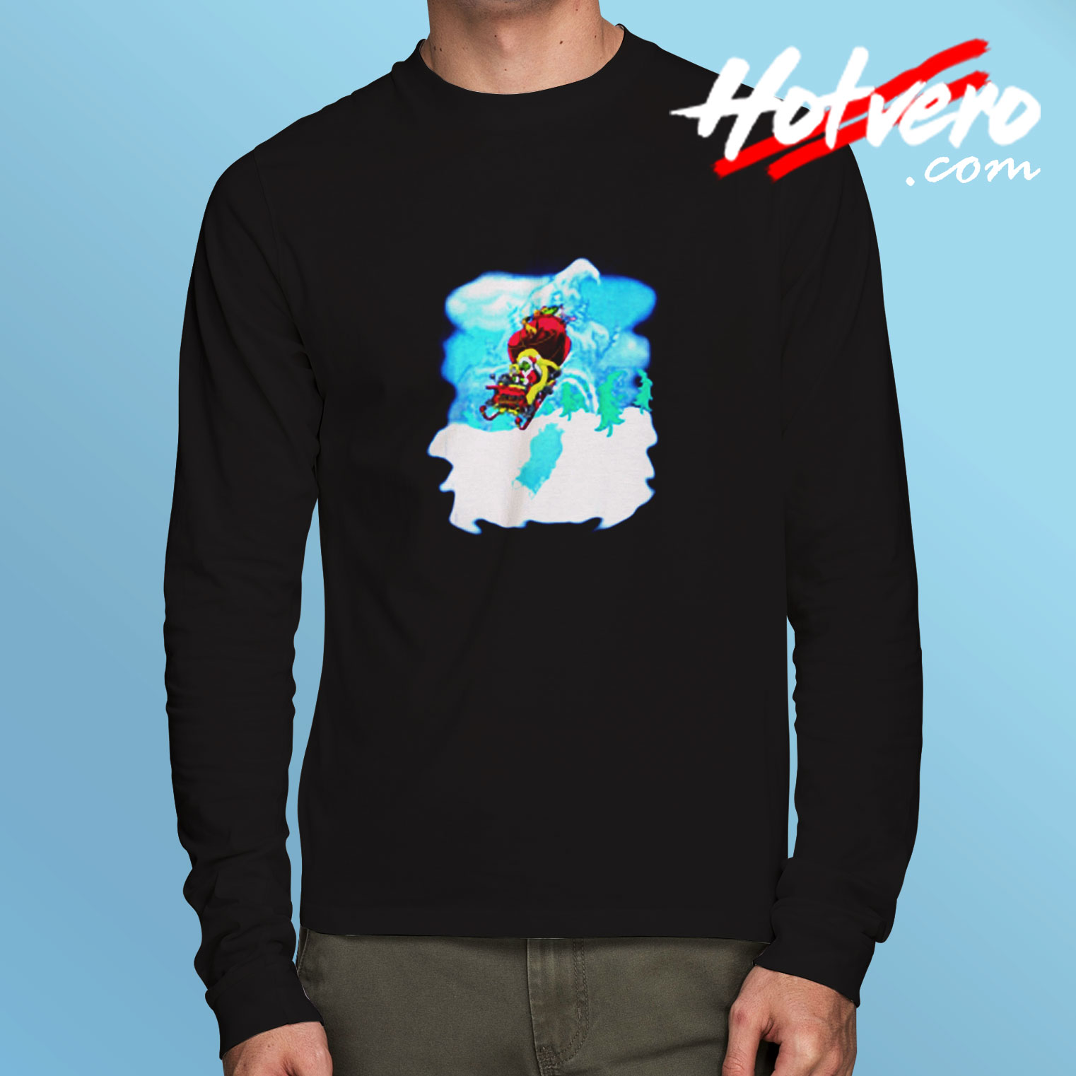 Vintage Dr Seuss How The Grinch Stole Christmas Long Sleeve T shirt