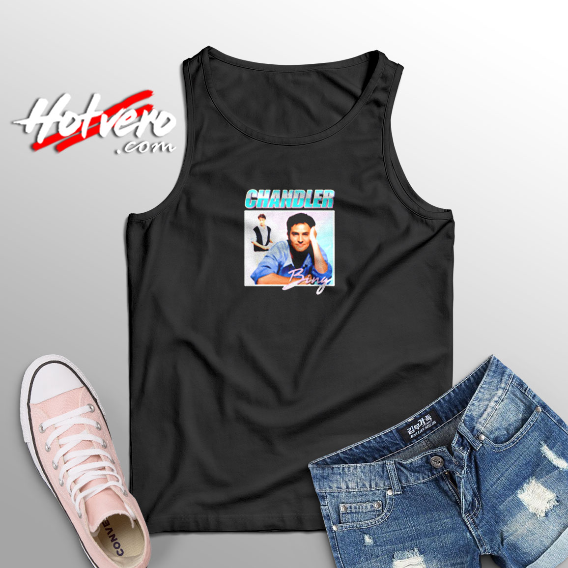 Vintage Friends Chandler Bing Funny 90s Aesthetic Sleeveless Shirt