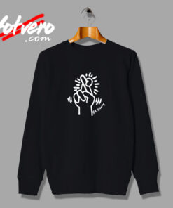 Vintage Keith Haring Crossed Finger Urban Sweatshirt