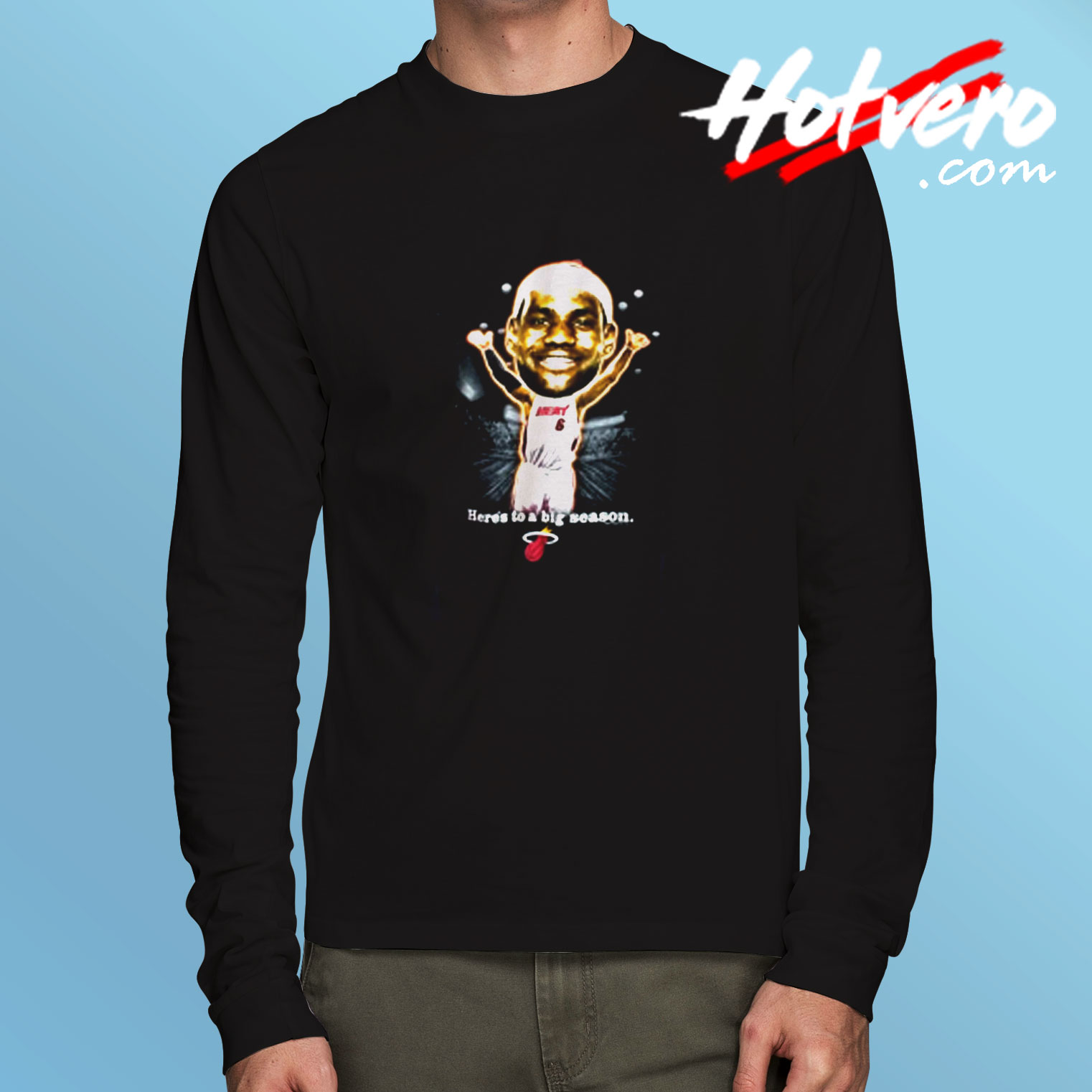 Vintage Nba Lebron James Caricature Long Sleeve T shirt
