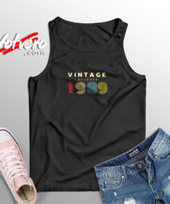 Vintage October 1989 Aesthetic Sleeveless Shirt