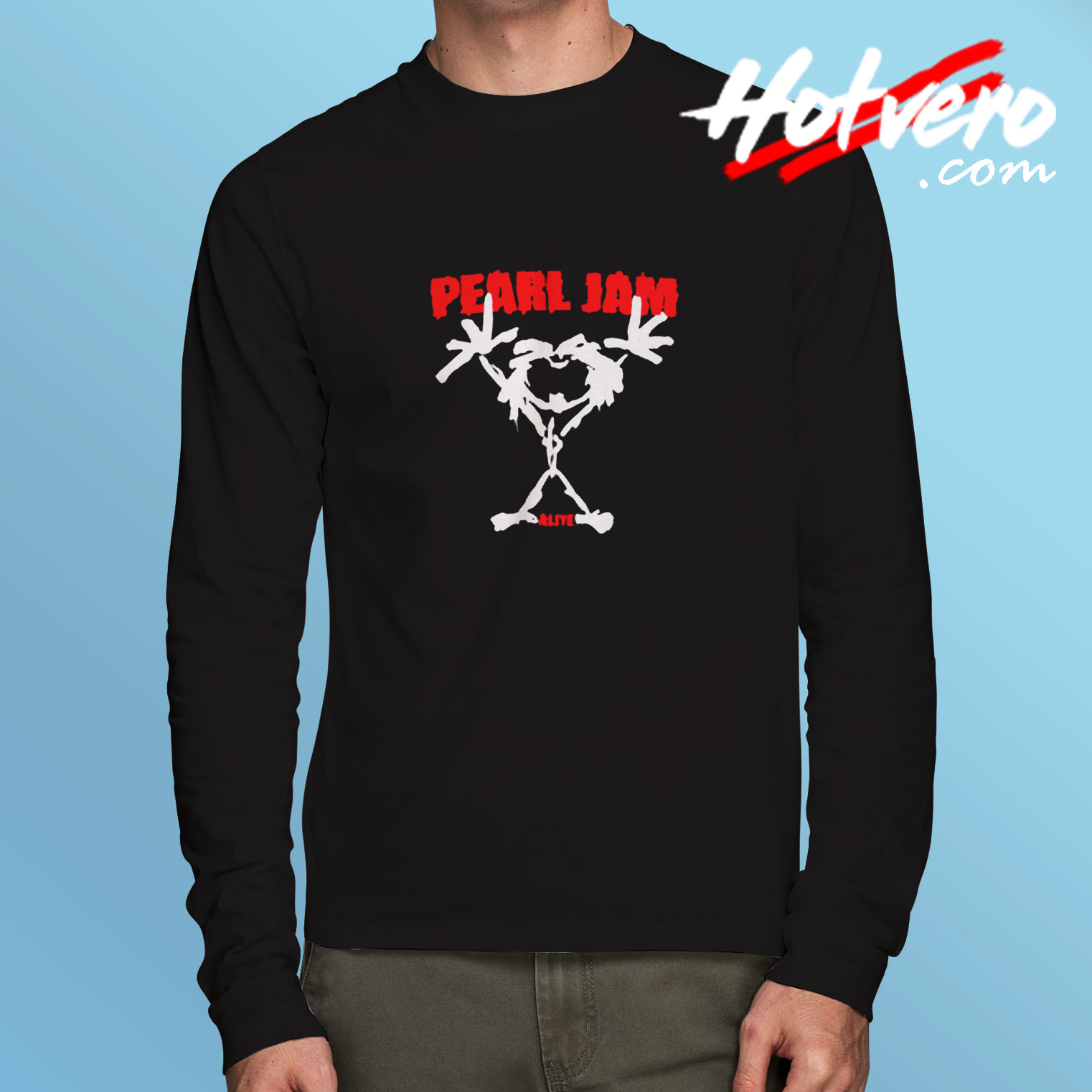 Vintage Pearl Jam Stickman Long Sleeve T shirt