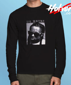 Vintage Pose Lil Wayne Photo Long Sleeve T shirt