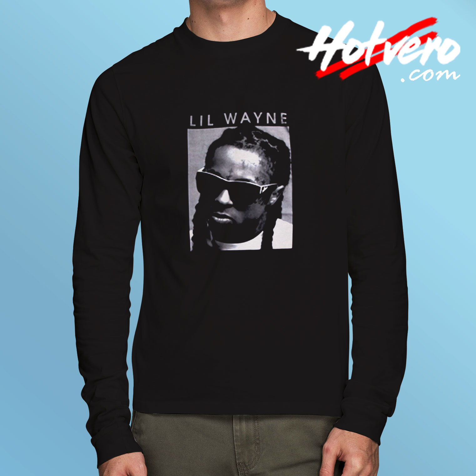 Vintage Pose Lil Wayne Photo Long Sleeve T shirt