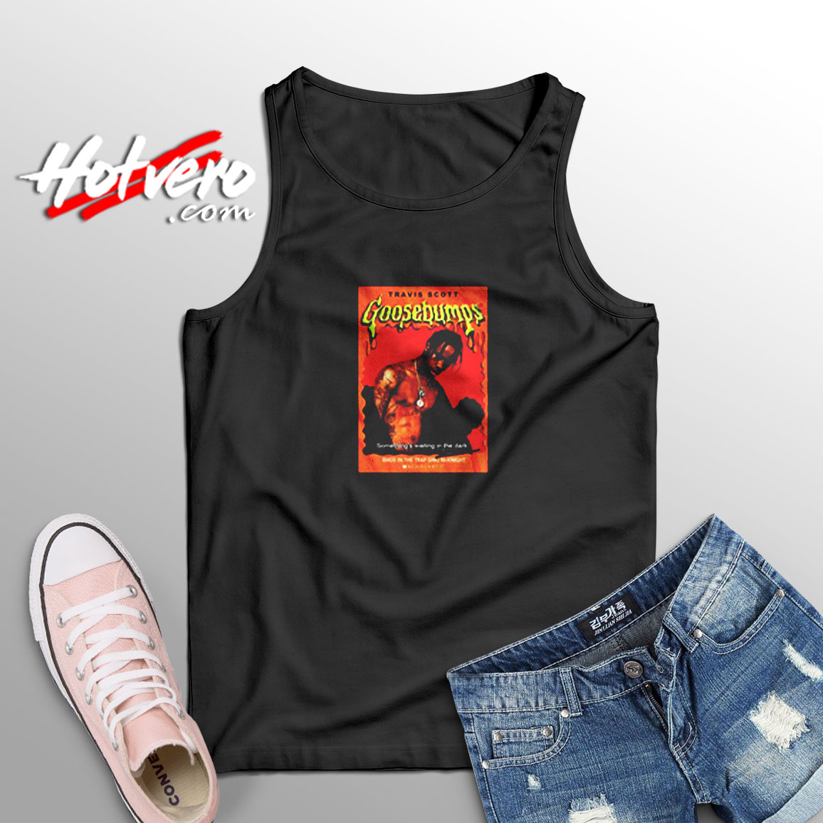 Vintage Poster Travis Scott Goosebumps Aesthetic Sleeveless Shirt