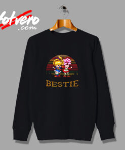 Vintage Retro Bestie Strawberry Shortcake Urban Sweatshirt