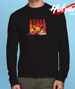 Vintage Retro Poster Kodak Black Long Sleeve T shirt
