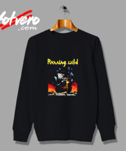 Vintage Running Wild Under Jolly Roger Urban Sweatshirt