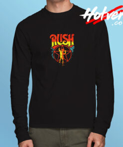 Vintage Rush Album Cover Art Starman Long Sleeve T shirt