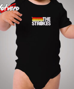 Vintage The Strokes Rock Band Cozy Baby Onesies