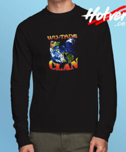 Vintage Wu Tang Clan Earth Logo Long Sleeve T shirt