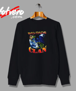 Vintage Wu Tang Clan Earth Logo Urban Sweatshirt