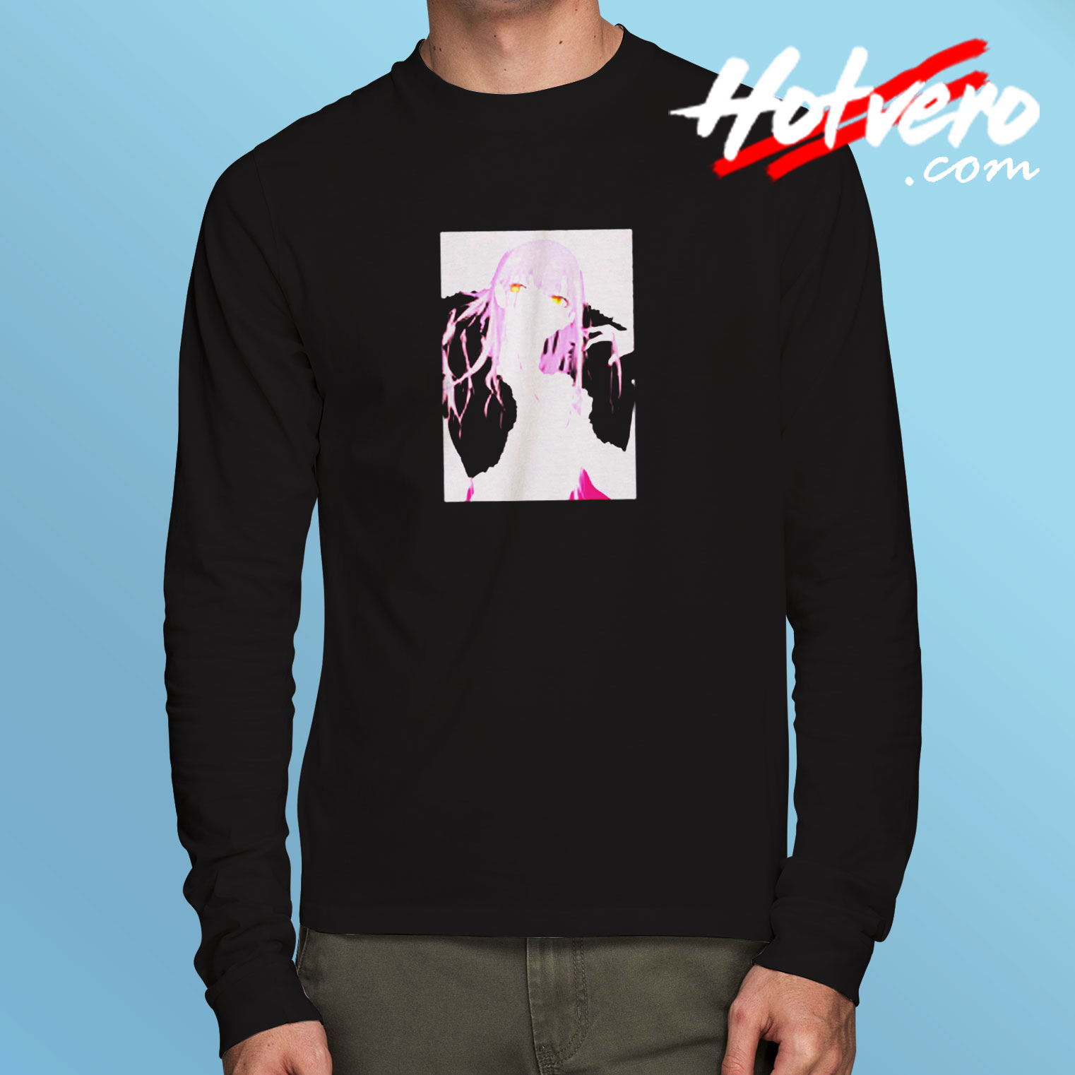 Waifu Anime Girl Long Sleeve T shirt