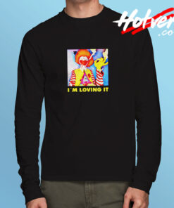 Weed Smoking Clown Long Sleeve T shirt