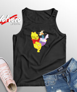 Winnie The Pooh Design Aesthetic Sleeveless Shirt