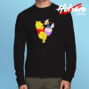 Winnie The Pooh Design Long Sleeve T shirt
