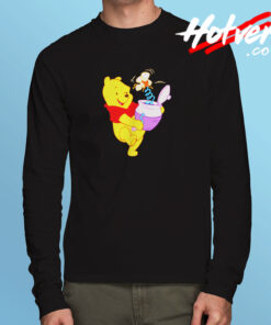 Winnie The Pooh Design Long Sleeve T shirt