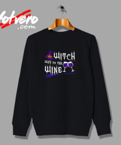 Witch Way To The Wine Urban Sweatshirt