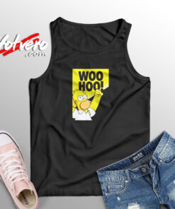 Woooohooo Homer Simpson Aesthetic Sleeveless Shirt