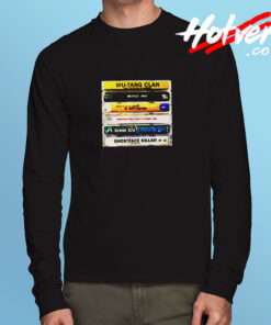 Wu Tang Clan Hip Hop Cassette Tape Long Sleeve T shirt