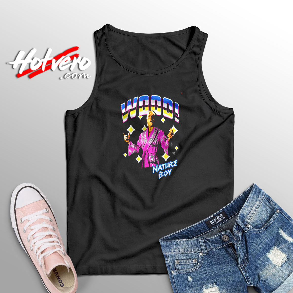 Wwe Ric Flair Wooo Nature Boy Aesthetic Sleeveless Shirt