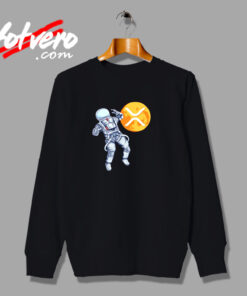 Xrp Ripple Astronaut To The Moon Urban Sweatshirt