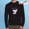 You Axolotl Questions Animal Lovers Vintage Long Sleeve T shirt