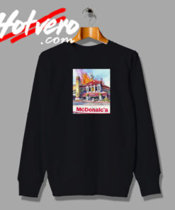 Macdonalds On Fire Graphic Sweatshirt