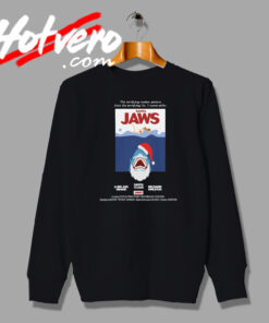 Santa Jaws Christmas Shark Graphic Sweatshirt