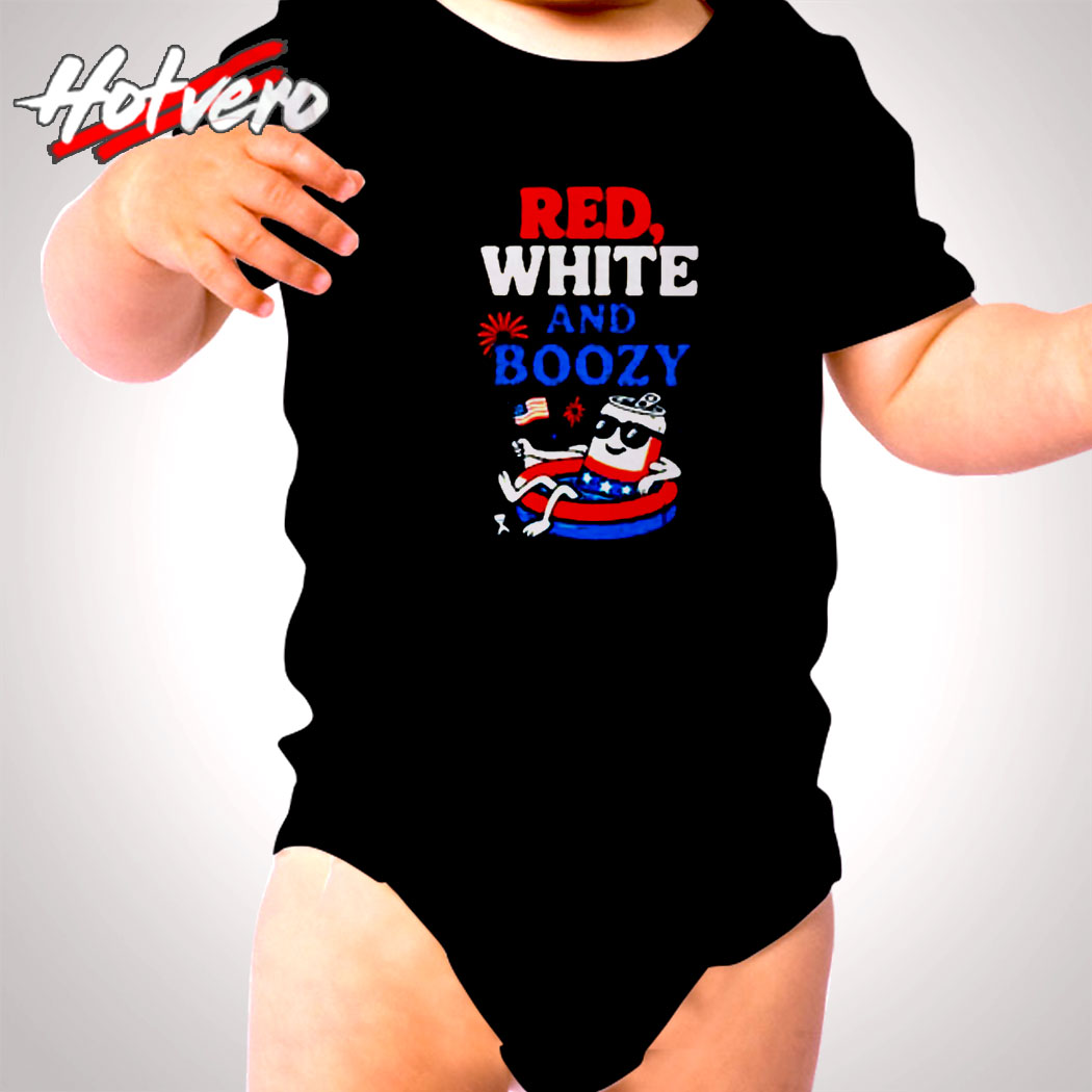 4th Of July Red White And Boozy Cute Baby Clothes