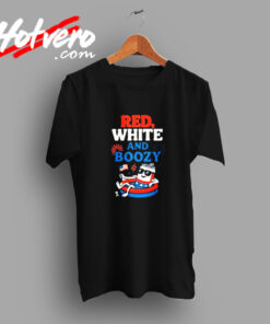4th Of July Red White And Boozy Vintage T shirt