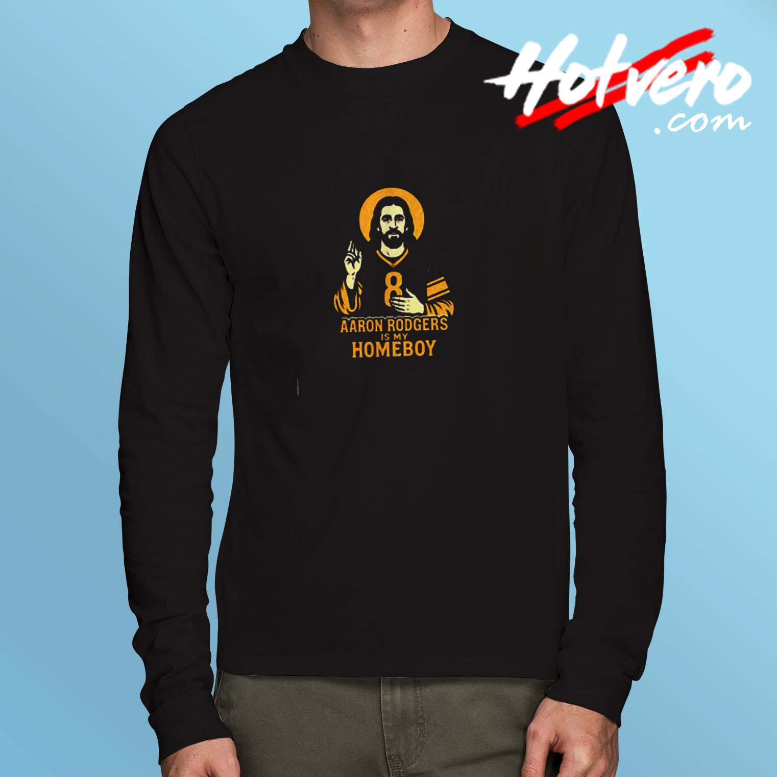 Aaron Rodgers Is My Homeboy Steelers Long Sleeve Tshirt