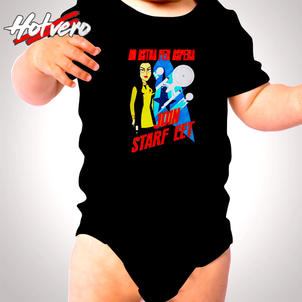 Ad Astra Per Aspera Join Starfleet Cute Baby Clothes
