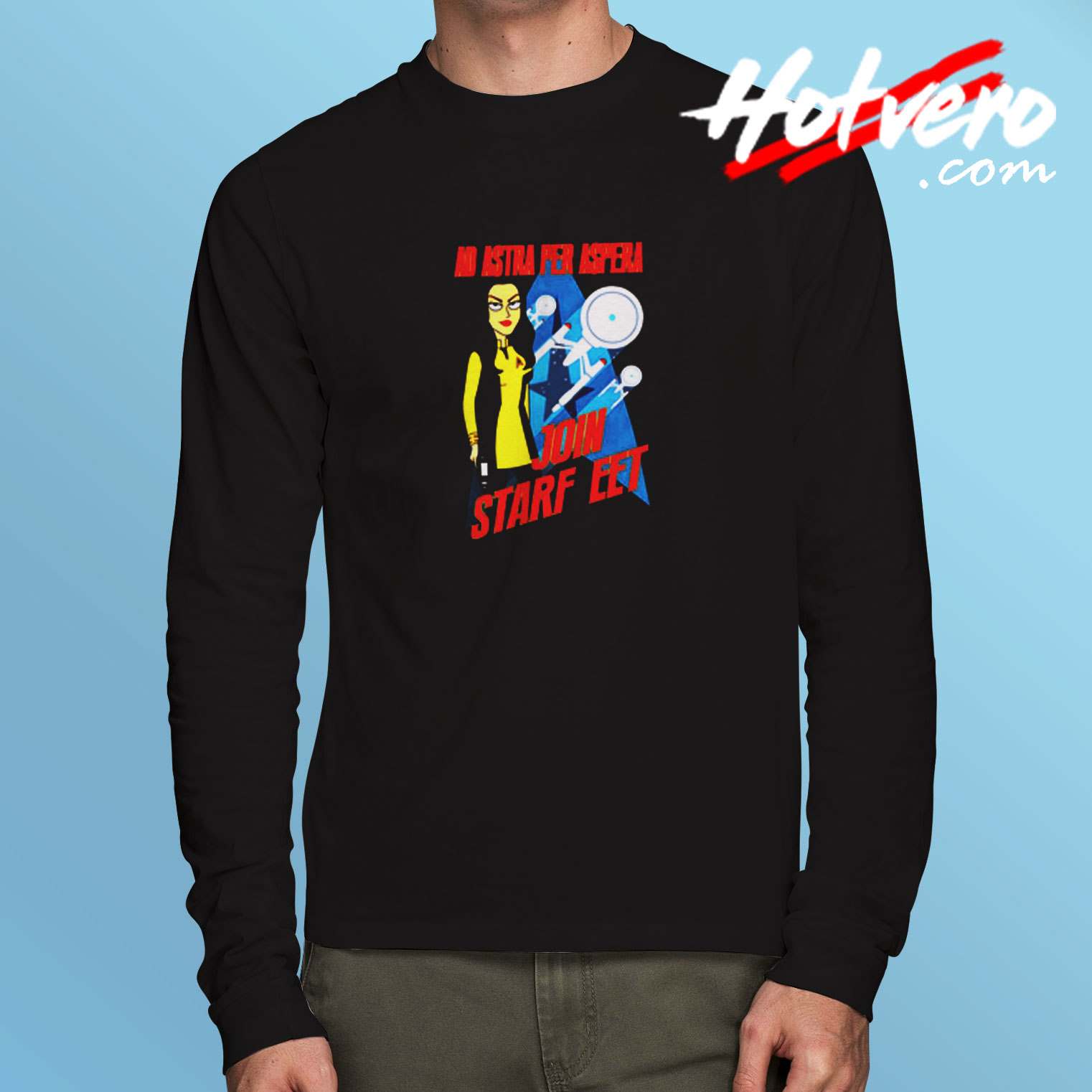 Ad Astra Per Aspera Join Starfleet Long Sleeve Tshirt