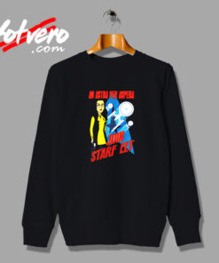 Ad Astra Per Aspera Join Starfleet Vintage Sweatshirt Design