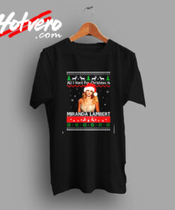 All I Want For Christmas Is Miranda Lambert Christmas Vintage T shirt