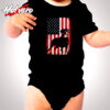 American Flag Rottweiler Dog Lover Funny 4th Of July Dog Cute Baby Clothes