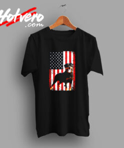 American Flag Rottweiler Dog Lover Funny 4th Of July Dog Vintage T shirt