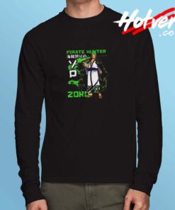 Anime Pirate Hunter Zoro Wano Long Sleeve Tshirt