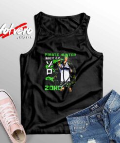 Anime Pirate Hunter Zoro Wano Sleeveless Shirt